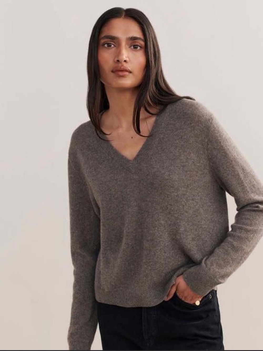 Jenni Kayne Flynn Cashmere V Neck Sweater